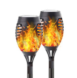 Led Solar Lights Flickering Dancing Flame Lamp For Garden Decoration