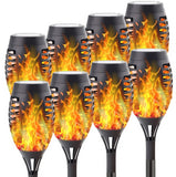 Led Solar Lights Flickering Dancing Flame Lamp For Garden Decoration