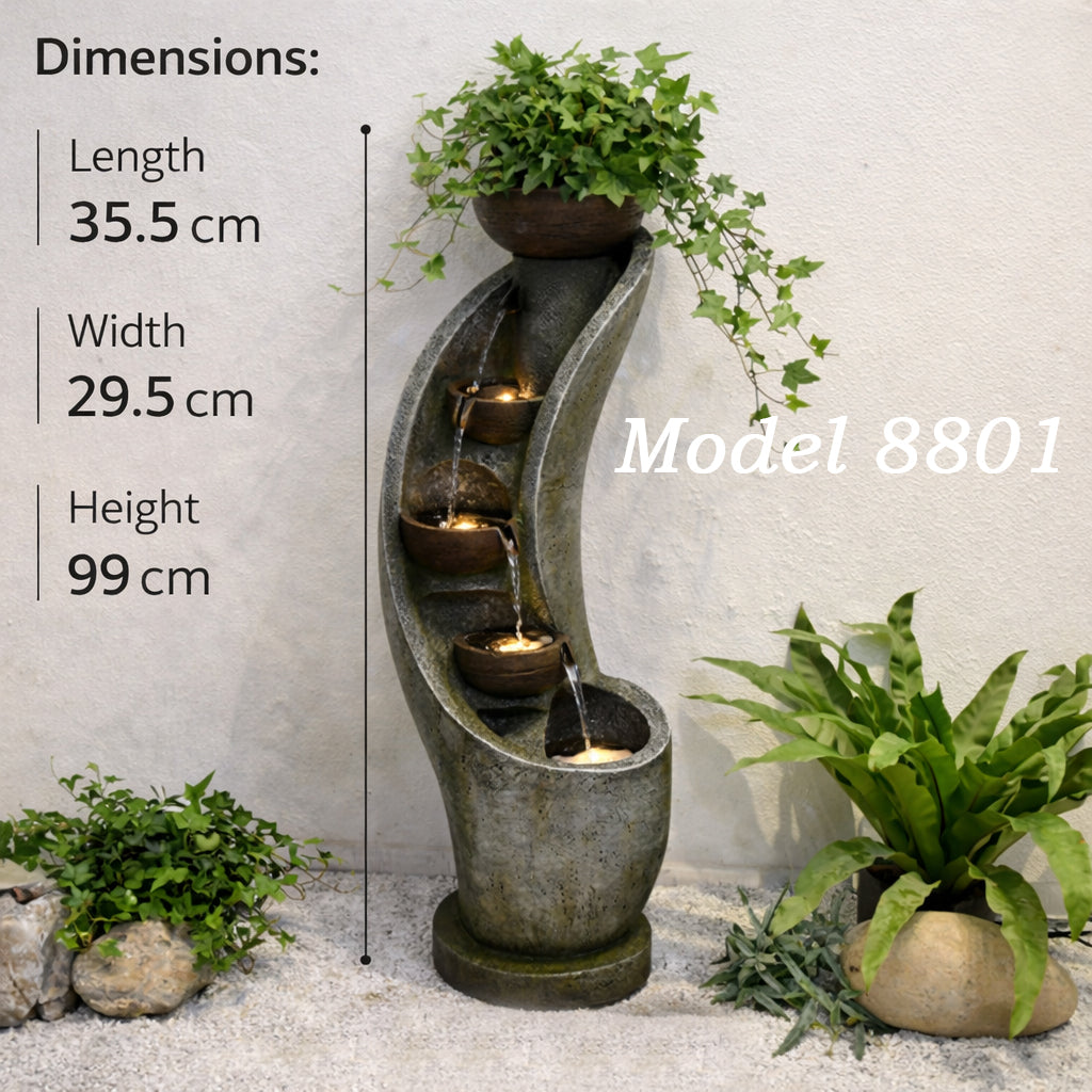 AquaZen™ LED Water Feature