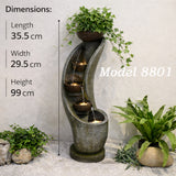 AquaZen™ LED Water Feature