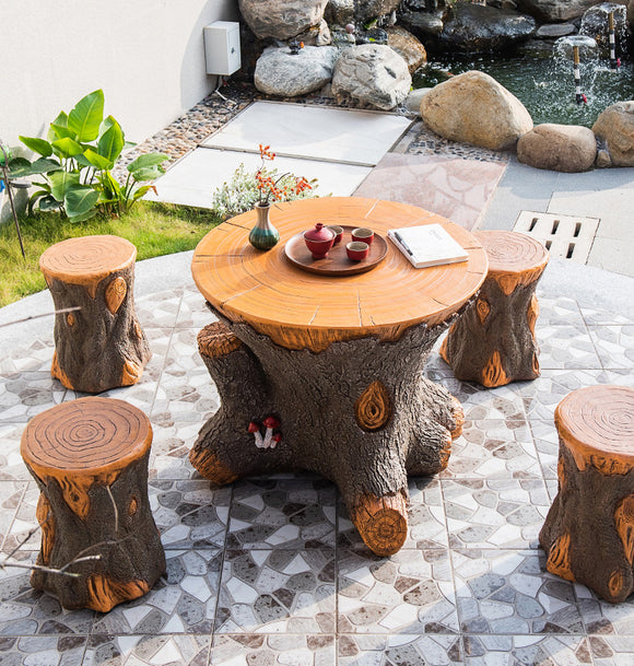 Begonia Tree Table And Chair Set