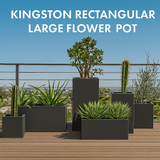 Kingston Rectangular Large Flower Pot