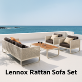 Lennox Rattan Sofa Set