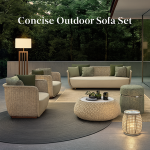 Concise Outdoor Sofa Set