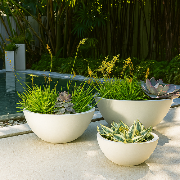 Vista Circular Flower Pot