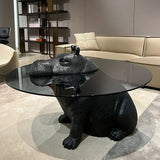 Savanna Hippo Designer Coffee Table