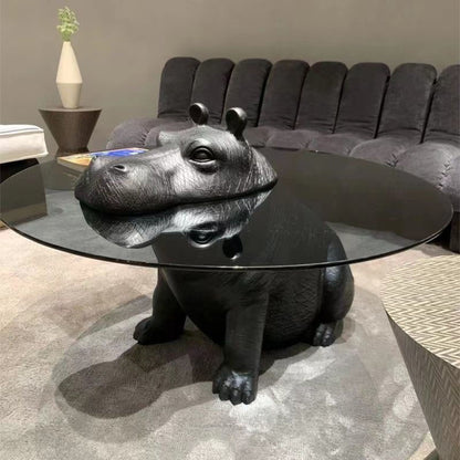 Savanna Hippo Designer Coffee Table