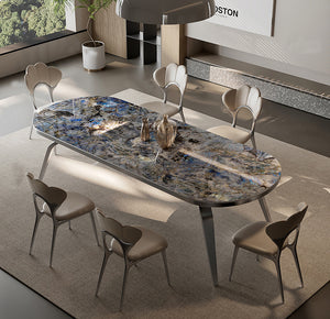 Paxton Stainless Steel Dining Table