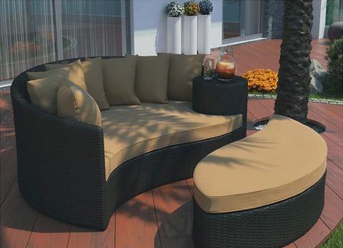 Lourenco Rattan Sofa