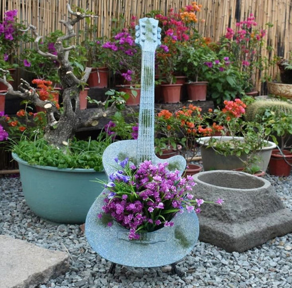 Guitar Flower Pot