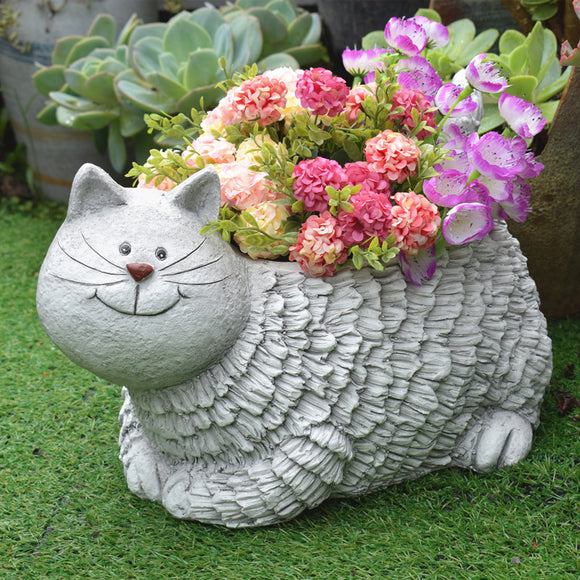 Emmett Cute Cat Flower Pots