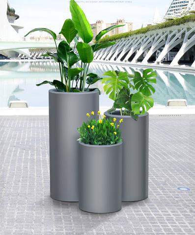 Emmett Circular Outdoor Flower Pot