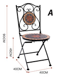 Moroccan Outdoor Mosaic Dinning Table And Chair Set
