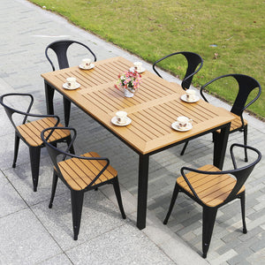 Akai Outdoor Composite Wood Table Set