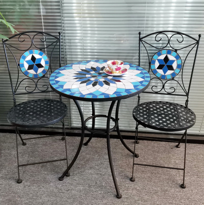 Bella Bloom Mosaic Bistro Set
