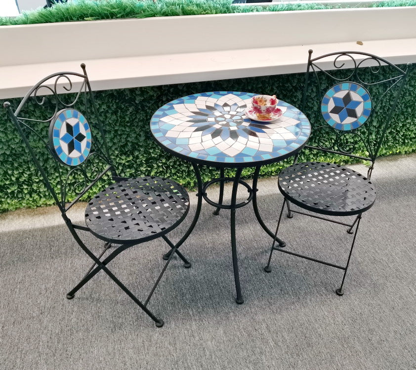 Bella Bloom Mosaic Bistro Set