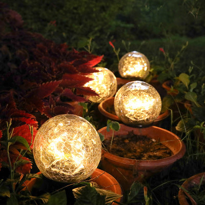 Cracked Ball Solar light