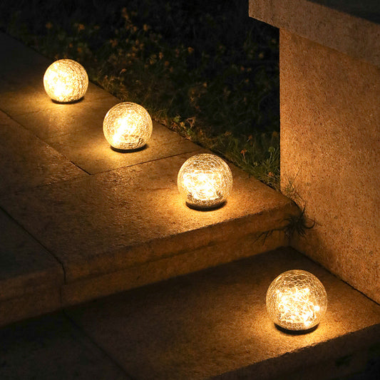 Cracked Ball Solar light