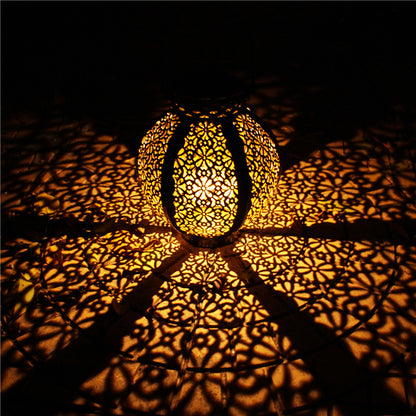 Hollow Solar Outdoor Lantern