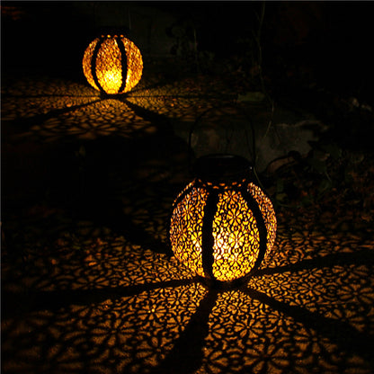 Hollow Solar Outdoor Lantern