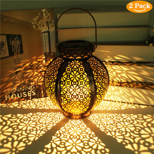 Hollow Solar Outdoor Lantern