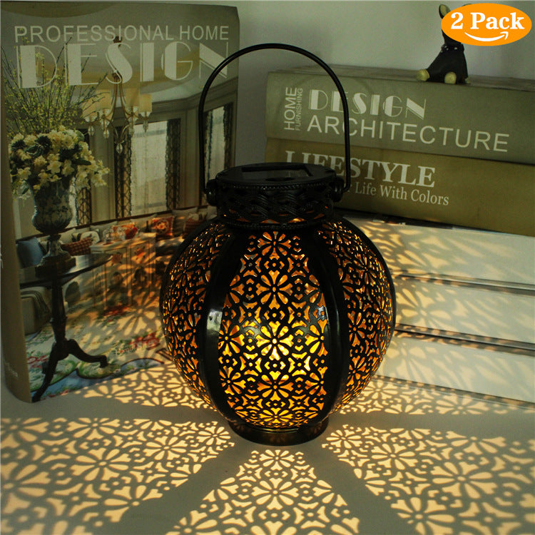Hollow Solar Outdoor Lantern