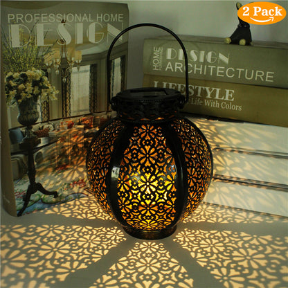 Hollow Solar Outdoor Lantern