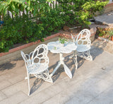 Butterfly Outdoor Cast Aluminum Table Chair