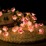 LED Peach Flower