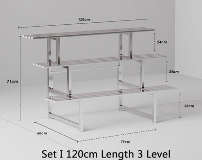 Terran Stainless Steel Multi Level Plant Stand