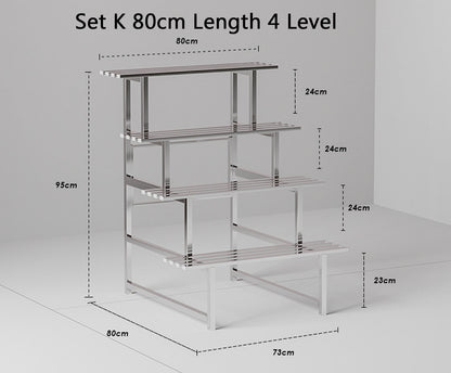 Terran Stainless Steel Multi Level Plant Stand