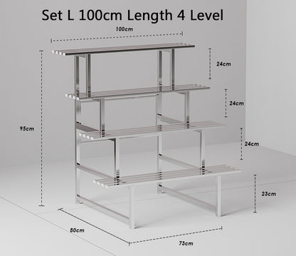 Terran Stainless Steel Multi Level Plant Stand