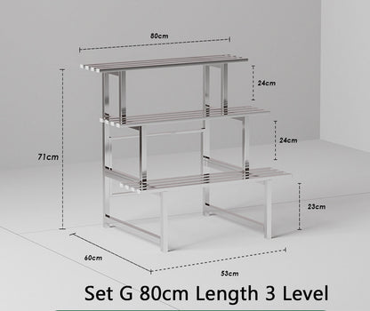 Terran Stainless Steel Multi Level Plant Stand