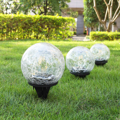 Cracked Ball Solar light
