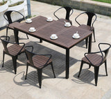 Akai Outdoor Composite Wood Table Set