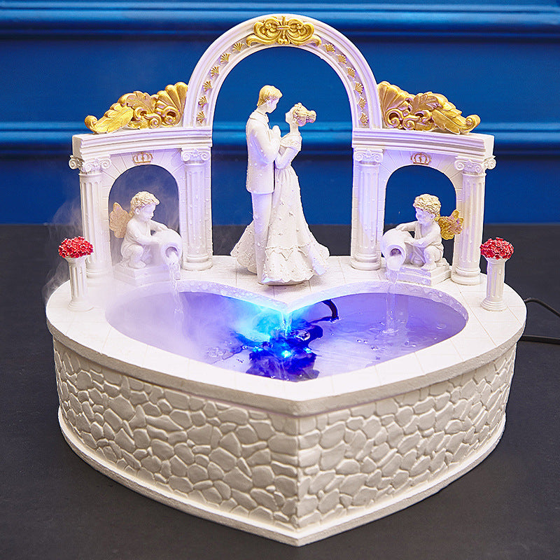 European Style Flowing Water Ornaments Wedding Gifts