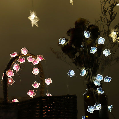 LED Peach Flower