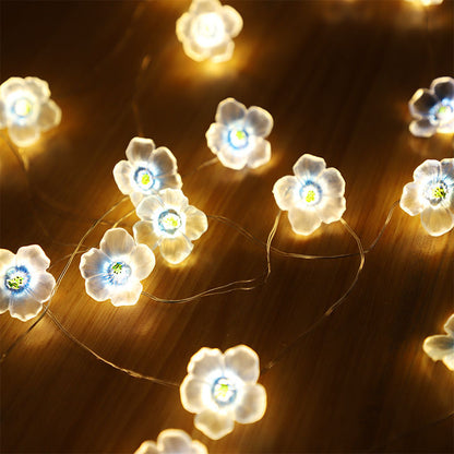 LED Peach Flower