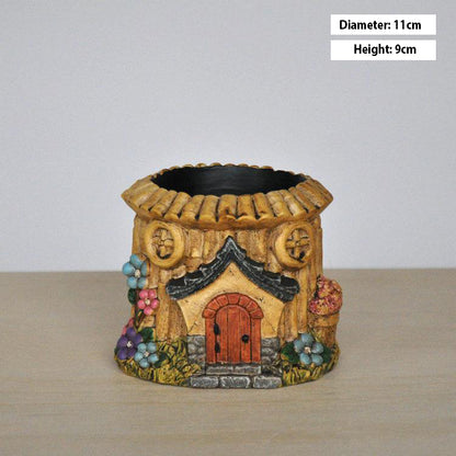 Vintage House Mini Pot