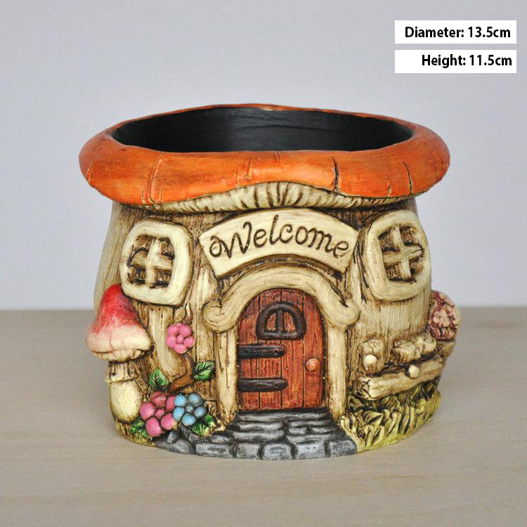 Vintage House Mini Pot