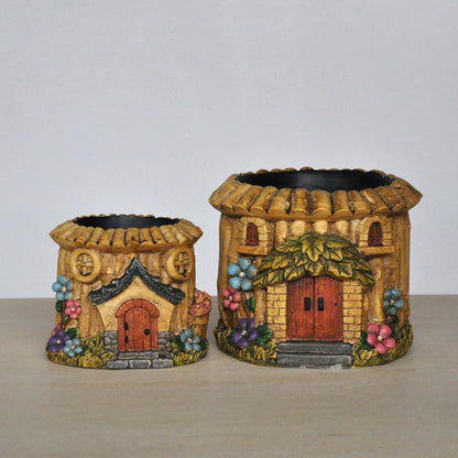 Vintage House Mini Pot