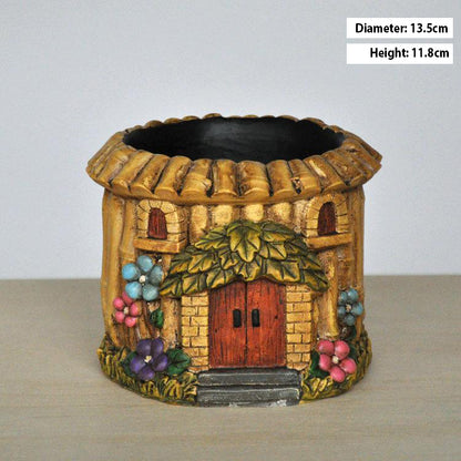 Vintage House Mini Pot