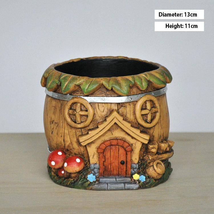 Vintage House Mini Pot