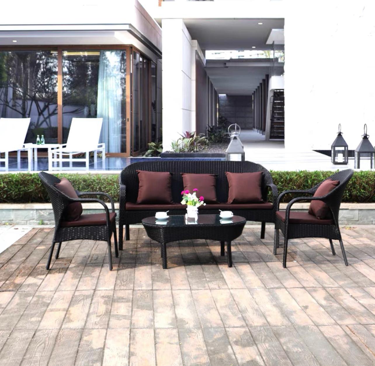 Toulouse Rattan Table And Chair Set