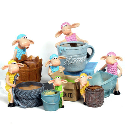 Cartoon Succulent Flower Pot