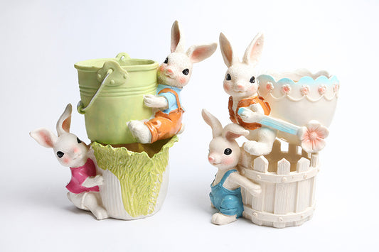 Cute Rabbit Mini Planter