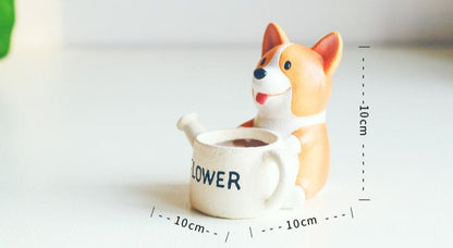 Cute Dog Mini Planter
