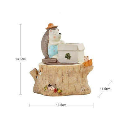 Cute Hedgehog Mini Planter