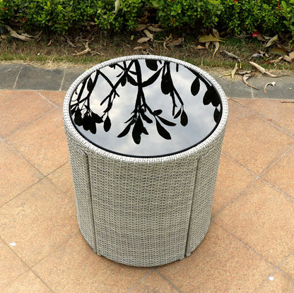 Lavi Outdoor Rattan Table And Chair