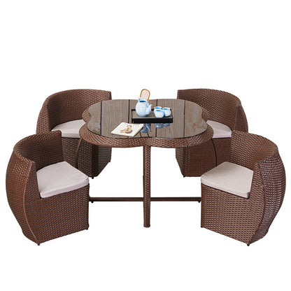 Asenka Design Rattan Table & Chairs